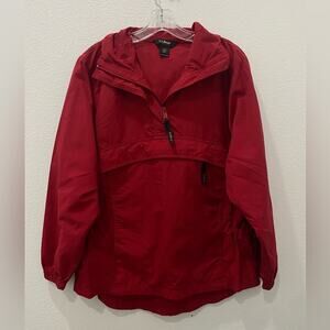 L.L.‎ Bean windbreaker jacket red small